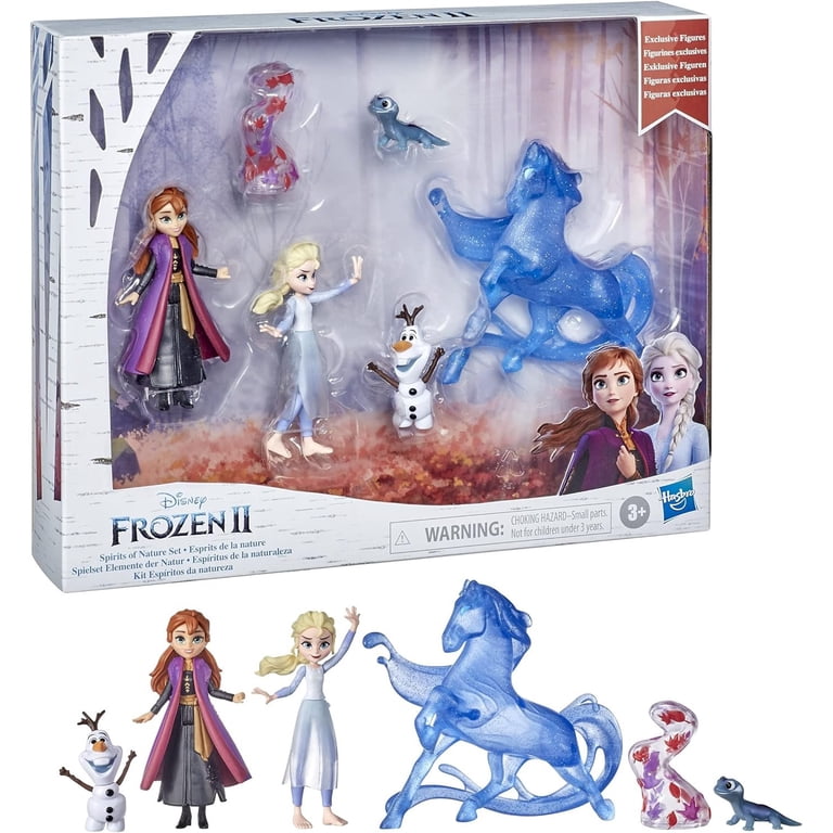 Disney's Frozen 2 Spirits of Nature Set, Includes 5 Dolls, 2 Capes