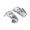 Silver, variant on ABS Side Cover for Select Model 2018-2021 Perfect Fit Replacement Part Side Cover Fairing