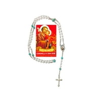 LUCES DE MARIA Coronilla a San Jos (Verde y perlado) - Chaplet to Saint Joseph (Green and pearl)