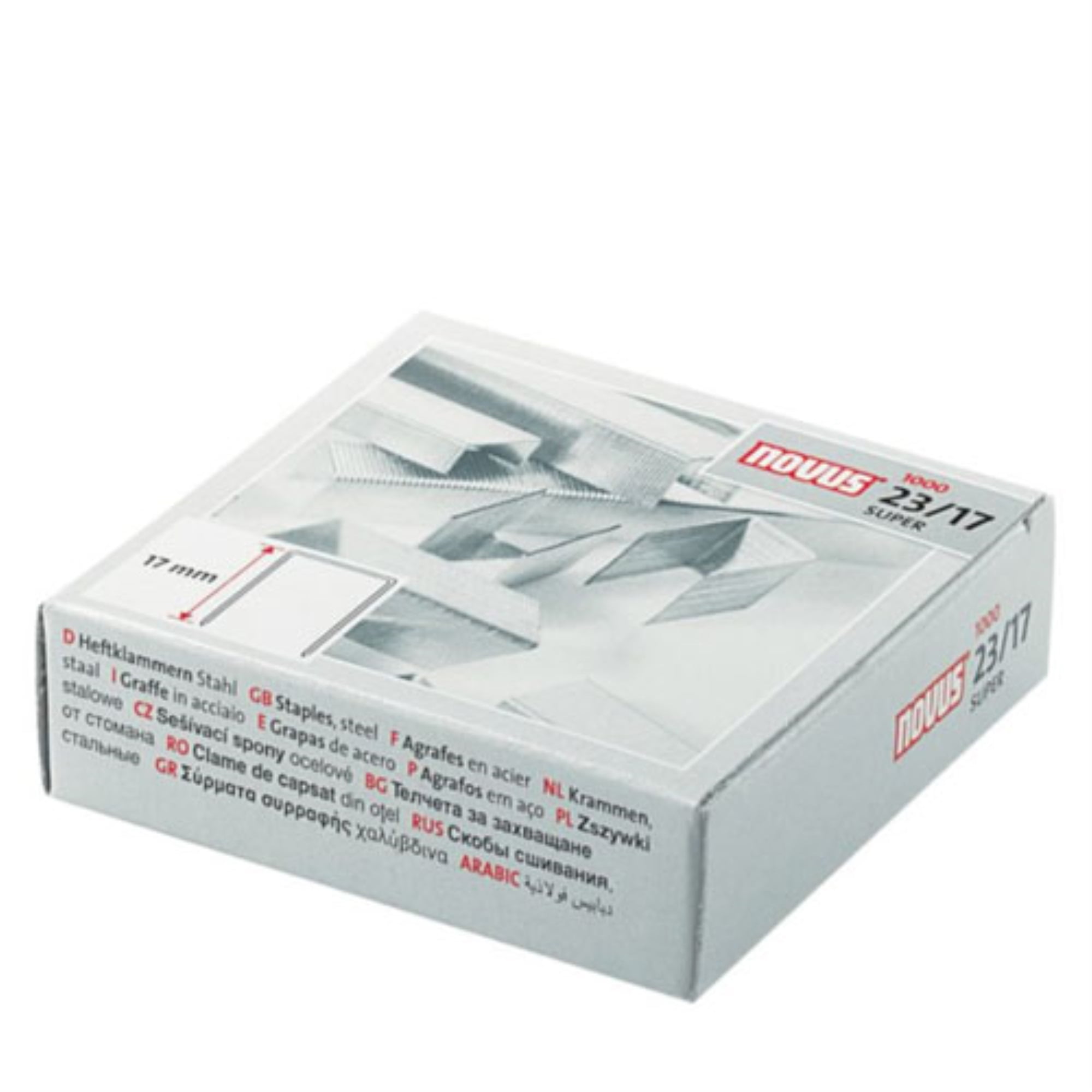 DAHLE 23/17 HEAVY DUTY BX/1000 17MM STAPLES, 1k yield