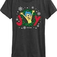 thumbnail image 3 of Inside Out 2 - Joy Wreath  - Women's Short Sleeve Graphic T-Shirt, 3 of 5