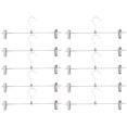 thumbnail image 4 of Perchas para Pantalones, Falda con Clips Que Ahorran Espacio, Ajustables Ropa, Paquete de 10, 4 of 5