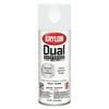 Krylon Dual SuperBond Paint + Primer Spray Paint, Gloss, White, 12 oz.