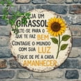 thumbnail image 3 of HELLOYOUNG Vintage Sunflower Metal Wall Art Portuguese Quote Inspirational Sign for Home Decor Rustic Farmhouse Decoration, 3 of 4