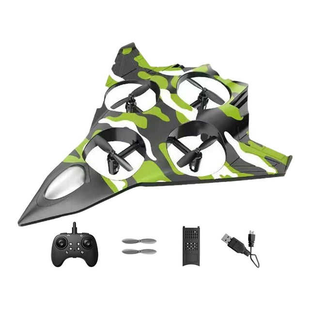 Avión de control remoto, juguete volador, acrobacias, cuadricóptero portátil para exteriores, regalos con 1 batería