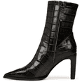 thumbnail image 3 of Franco Sarto Womens Appia Pointed Toe Dress Boot Dark Grey Croco 5.5M, 3 of 5