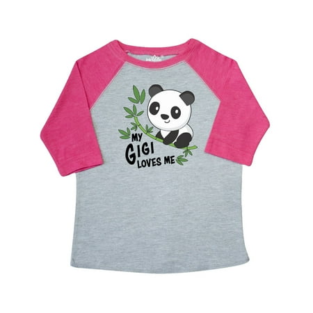 

Inktastic My Gigi Loves Me- Cute Panda Gift Toddler Boy or Toddler Girl T-Shirt