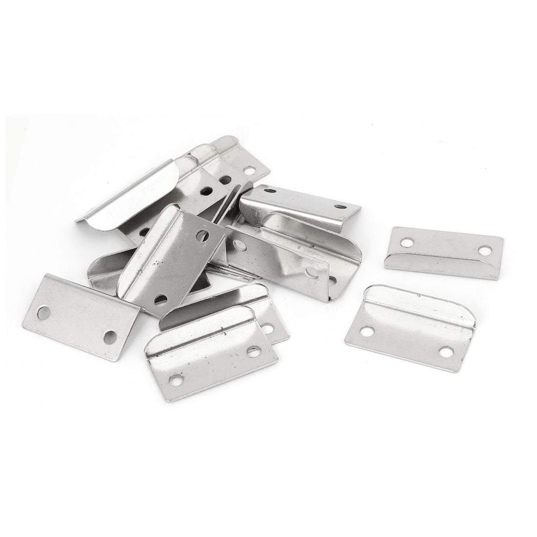 Home Drawer Door L Shaped Metal Lock Strike Plate 39mmx21mmx9