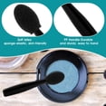 thumbnail image 3 of 50 Pcs Eye Shadow Applicator Sticks, 1.9" Reusable Short Handle Dual Sided Sponge Cosmetic Brushes, Professional Disposable Single Head Soft Mini Portable Makeup Tools for Cream (Black), 3 of 7