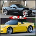 thumbnail image 2 of For 2005-2013 Chevrolet Corvette C6 (4-Pieces) Front Amber Rear Red LED Side Marker Lights Lamps Assembly Set (Smoked Lens) - Bumper Fender Chevy 06 07 08 09 10 11 12, 2 of 6