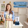 thumbnail image 5 of 25Lbs Rice Dispensers, Oyajia Large Grain Container Storage with Lid Measuring Cylinder Moisture Proof Household Cereal Dispenser Bucket for Kitchen, 5 of 7