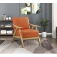 thumbnail image 2 of Lexicon Damala Fauteuil d'Appoint Texturé Orange, 2 of 10