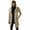 Khaki, variant on qolati Mens Long Hooded Cardigan Vintage Ruffle Shawl Collar Open Front Jackets Lightweight Long Sleeve Drape Cape Overcoat with Pockets
