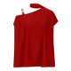 thumbnail image 4 of Pntutb Mujer Casual Media manga Cuello halter Hombro Impreso y sólido Suelto Polluer Blusa tops Pntutb Pntutb-1705, 4 of 5