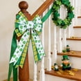 thumbnail image 3 of Decoraciones de Arco para Fiesta Decoración de Arco de San Patricio Colgante Irlandés 35x22cm/13.78x8.66In Paño Verde, 3 of 6