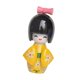 thumbnail image 5 of Figura de muñeca japonesa de dibujos animados en miniatura, pequeña escultura, figura de escritorio, geisha Amarillo B, 5 of 9