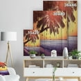 thumbnail image 5 of Design Art - Beach with Silhouettes of Palms, 5 of 5