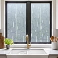 thumbnail image 3 of Ombre Window Privacy Film, Farmhouse Stripes Modern Abstract Art Static Cling UV Sun Blocking Tint Film Heat Control Windows Films for Bedroom Bathroom, Window Stickers 17.7"x39.3", 3 of 8