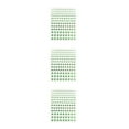 thumbnail image 4 of Vogacara Ojo Cara Pegatinas de diamantes de imitación Cristal Sin pegamento Brillo Frente Maquillaje Joyería Festival Accesorio DIY Decoraciones Verde Type1 NO1 Vogacara  CBP462881, 4 of 6