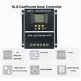 thumbnail image 4 of Controlador de carga solar MPPT/PWM de 80 A, 12 V/24 V/36 V/48 V, controlador automático, cargador de batería solar fotovoltaica con color negro, 4 of 5