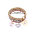 thumbnail image 4 of Pulseras multicapa Hugo Oro Plata para Mujeres, 4 of 4