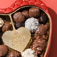 thumbnail image 3 of Valentines Day Chocolate Gift Basket | Heart Shaped Gift Present for Anniversary, Wife, Girlfriend, Spouse, Partner, Love, Romance with Assorted Milk Chocolate Truffles | Bonnie and Pop…, 3 of 4