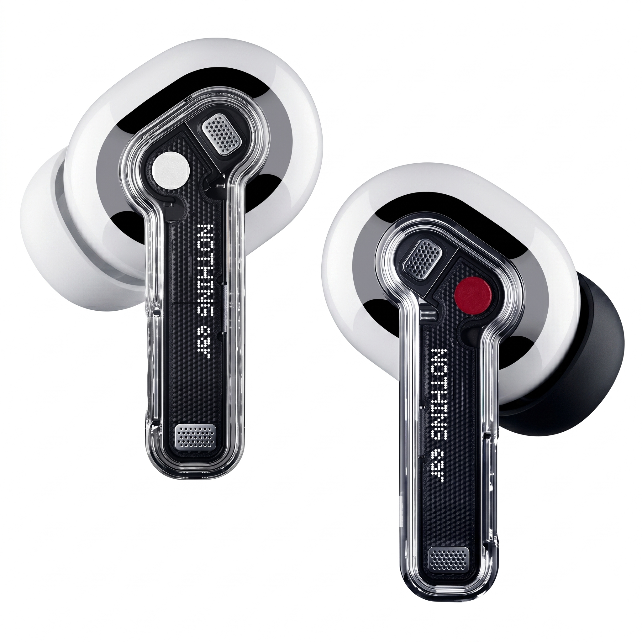 Nothing Ear Wireless Earbuds Bluetooth, 45dB Hybrid Smart ANC Earbuds, 11mm Deep Bass Boost, Hi-Res Audio with LDAC & LHDC 5.0, 6 Mics Call, 40.5H Playtime with Fast Charging Case, ChatGPT Supported
