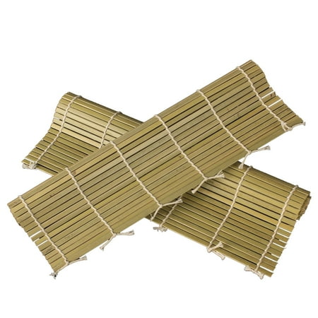 

1 Pc Green Bamboo Sushi Roller Mat Sushi Rolling Bamboo Pad Kitchen Sushi Making Tool (27x27cm)