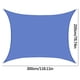 thumbnail image 2 of Toldo rectangular de 2 x 3 metros para jardín, patio, vela de sombra, cubierta superior impermeable para exteriores., 2 of 3