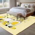 thumbnail image 4 of Lemon Summer 5x7 Area Rugs for Living Room, Gonome Non Slip Floor Mat Washable Low-Profile Indoor Carpet for Bedroom, Dining Room, Bathroom, 4 of 9