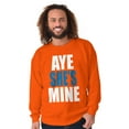thumbnail image 5 of Aye She Mine Boyfriend Girlfriend Men's Crewneck Sweatshirt Brisco Brands L, 5 of 5