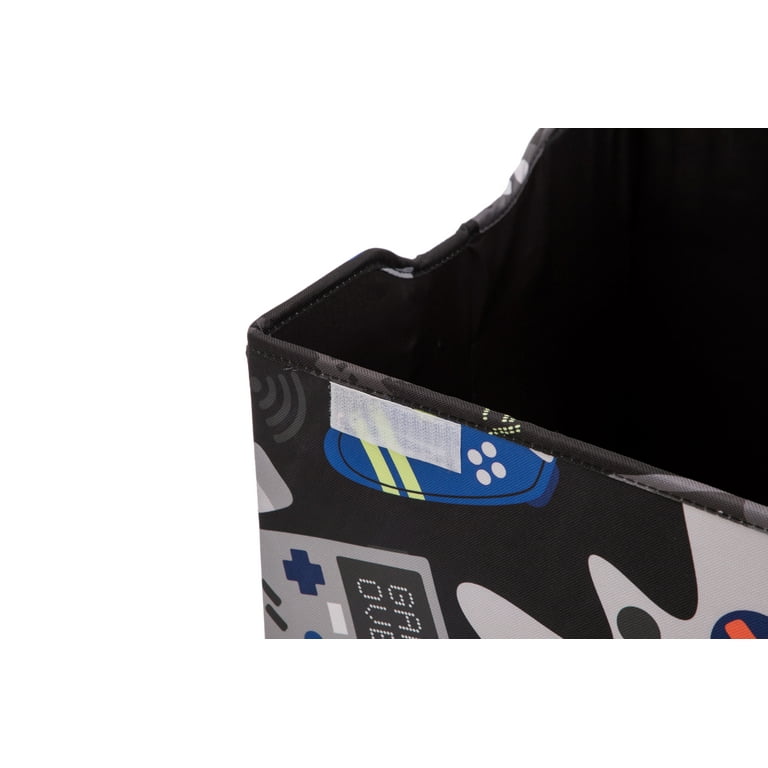 Your Zone Gamer Pattern Kids Collapsible Toy Storage Trunk 24L x