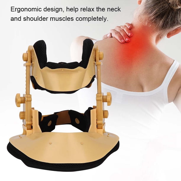 Soporte De Cuello, Dispositivo De Tracción Cervical Ajustable De Camilla Para Alineación De La Columna Vertebral Mejorada Traccion Cervical Para Puerta For Collarines Hogar, Herramienta De Recupe EOTVIA NO