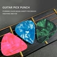 thumbnail image 3 of DIY Guitar Pick Punch Sheets Musicians Celluloid Guitar Pick Strips Three Thickness By 0.46/0.71/0.96cm Random Color, 3 of 9
