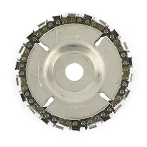 Superior Steel Ez Install 4 Inch 22 Tooth Fine Cut Grinder Disc And Chain 5 8 Inch Arbor Ss458