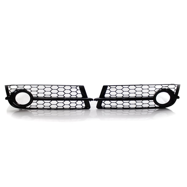 sweethay Reemplazo de la cubierta de la parrilla de la pieza de reemplazo de la carcasa de las luces de la parrilla de Foglight para TT Vehículos, repuestos y accesorios Mis Helles Schwarz