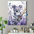 thumbnail image 4 of Adorable Koala Watercolor Wall Art/Canvas Print， Perfect for Living Room， Bedroom， Nursery， Office， and Bathroom Decor., 4 of 8