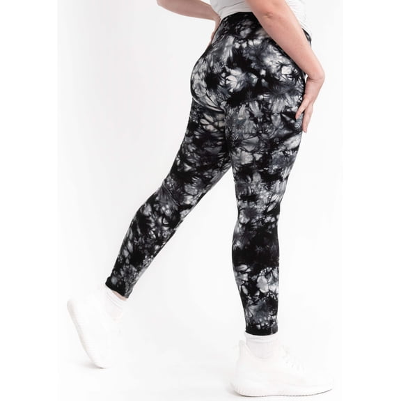 Tie Dye High Waisted Leggings - Curvy Fit