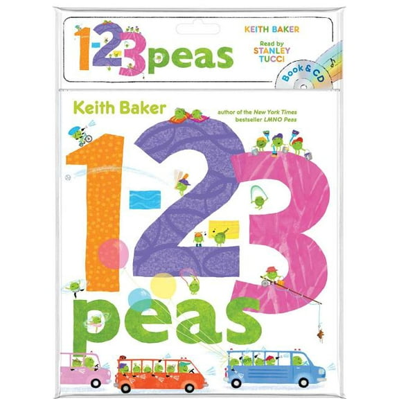 The Peas Series: 1-2-3 Peas : Book & CD (Paperback)