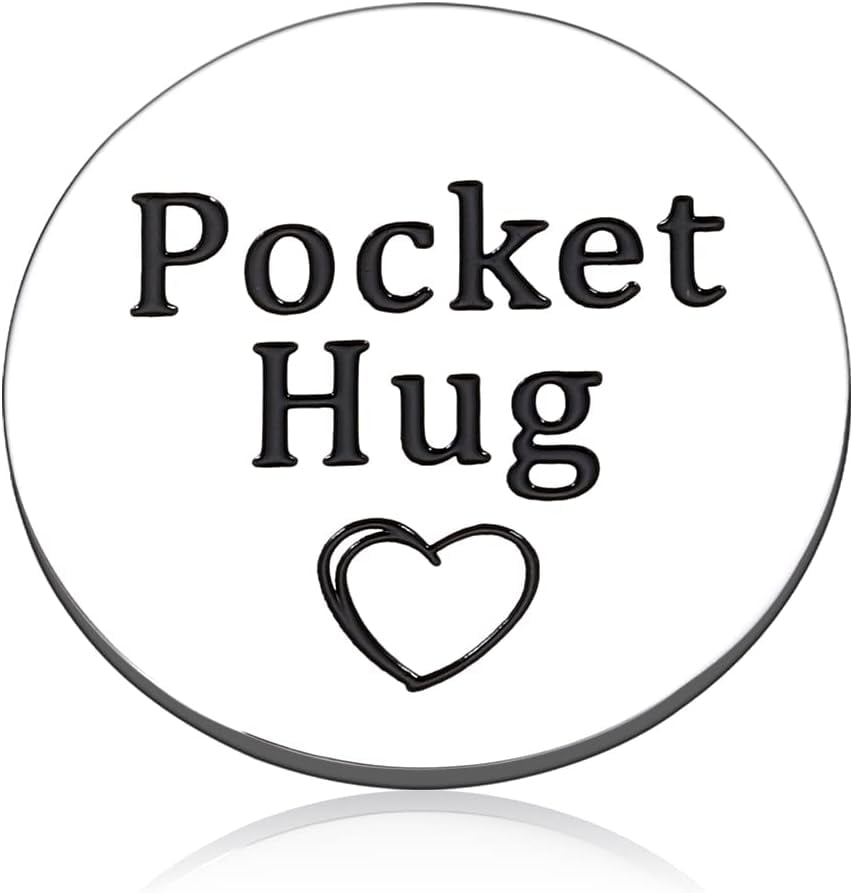 Inspirational Easter Basket Gifts for Toddler Teen Girls Boys Long Distance Friendship Keepsakes Pocket Hugs Gifts for Friends Sons Daughters Easter Basket Gifts for College Students