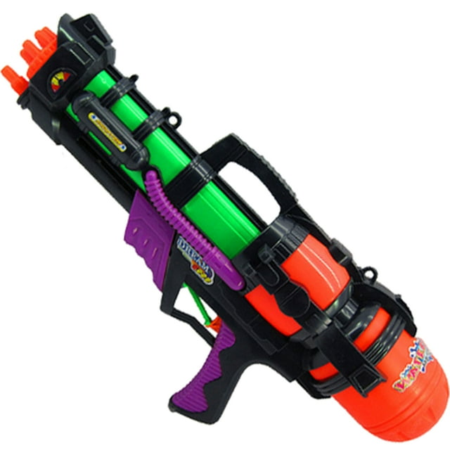Plastic Squirt Gun Water Shooters Funny Gun Toy for Kids 1200ml Color