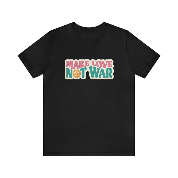 Make Love Not War Retro Inspired Tee
