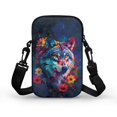 thumbnail image 2 of HELLHERO Wolf Pattern Polyester Travel Crossbody Purse with Zipper Closed Women Messenger Bag for Travel, Outdoor and Daily Use, 2 of 7