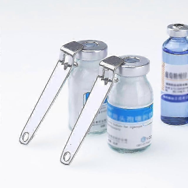Stainless Steel Bottle Opener 5Pcs Multifunctional Jar Opener for Oral Liquid Vials, Ampoules, Beer