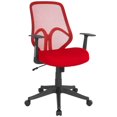 thumbnail image 1 of Salerno Series High Back Green Mesh Office Chair with Arms, 1 of 6