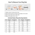thumbnail image 5 of 1pc Cubic Zirconia Decor Ring For Women For Engagement Gift Copper Jewelry, 5 of 5