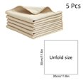 thumbnail image 2 of yulier 5 Pcs Microfiber Cleaning Cloths, Kitchen Towels Dish Cloths, Reusable Cleaning Rags for Dishes, Countertops, Glass, Furniture - 12" x 12", Beige, 2 of 6