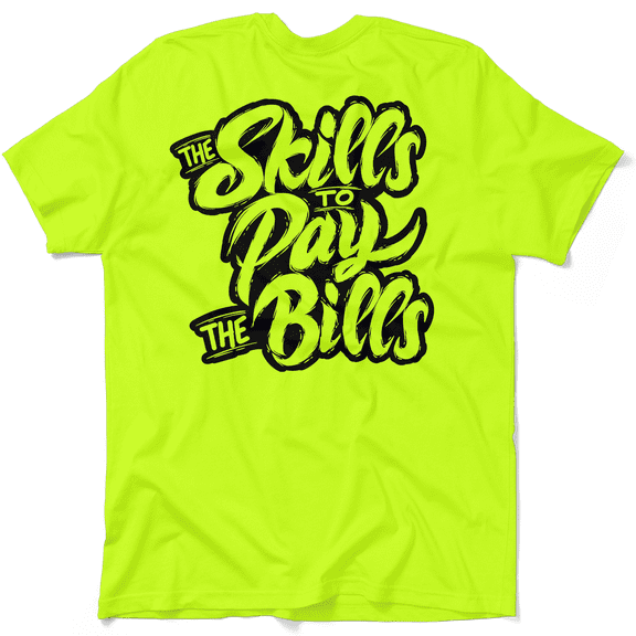 Skills - Safety Yellow T-Shirt