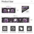 thumbnail image 3 of Yayeee Faucet Mat for Kitchen Sink 30" Diatomite Long Splash Guard Pad, Black Roses, 2 Pack, 3 of 7