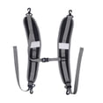 thumbnail image 1 of Correas ajustables para el hombro Nikou para mochilas de nailon negro y gris, 1 of 15
